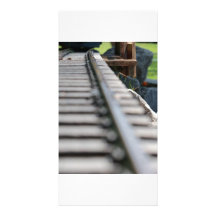 Train Tracks Photo Card