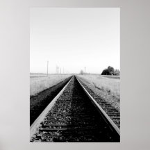 Train Tracks Poster
