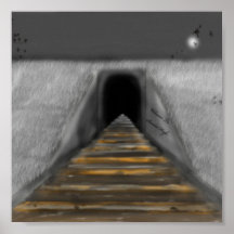 train tracks print