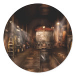 Train - Train 89 - In the workshop Round Sticker