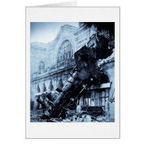 Train Wreck at Montparnasse , 22 October 1895 Card