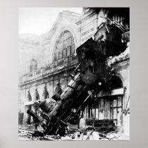Train Wreck at Montparnasse,  22 October 1895 Posters