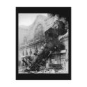 Train Wreck at Montparnasse, railroad disaster postcards