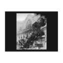 Train Wreck at Montparnasse, railroad disaster postcards