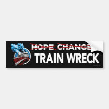 Train Wreck Bumper Sticker