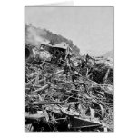 Train Wreck - It Could Be Worse. Greeting Card