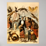 Trained Dog Act 1899 - Vintage Circus Act posters