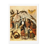 Trained Dog Act 1899 - Vintage Circus Act Poster Postcard