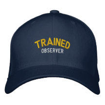 Trained Observer Embroidered Hats