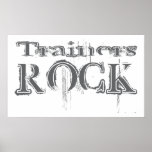 Trainers Rock Poster