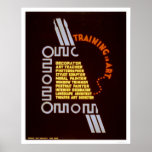 Training In Art 1937 WPA posters