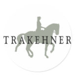TRAKEHNER with Dressage Horse & Rider stickers