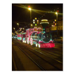 Tram Train - Blackpool Illuminations Postcard