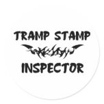 Tramp Stamp Inspector stickers