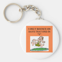 trampoline bounce key chain