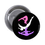 Trampoline gymanst pinback buttons