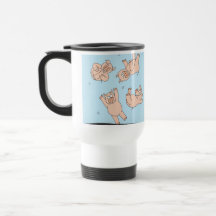 Trampoline Pigs Coffee Mug