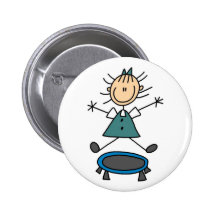 Trampoline Stick Figure Button