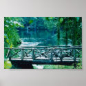 tranquil bridge print