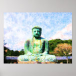 Tranquil Buddha Poster