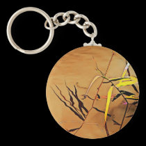 Tranquil reflections key ring keychains