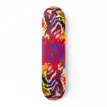 Tranquillity Peace Wolf Skateboard