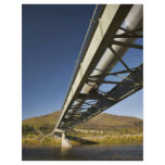Trans Alaska oil pipeline crossing South fork Koyu flyers