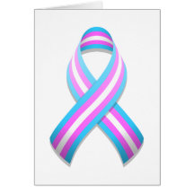 Trans Awareness Ribbon Card