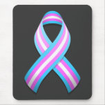 Trans Awareness Ribbon Mousepad