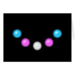 Trans Baubles Black Card