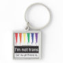 Trans Girlfriend Square Keychain