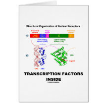 Transcription Factors Inside (Nuclear Receptors) Greeting Card