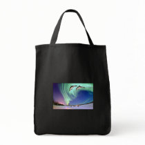 Transdimensional Dolphins Tote Bag