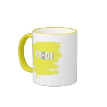 TRANSEXUAL PRIDE WORD FLAG COFFEE MUG