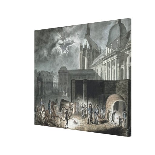 Transferring Prisoners to the Conciergerie Canvas Prints