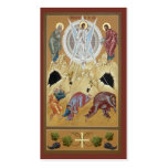 Transfiguration of the Lord Mini-Prayer Card