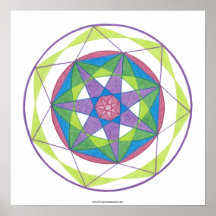 Transformation Mandala Poster