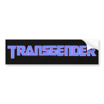 Transgender bumper stickers