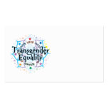 Transgender Equality Lotus business cards