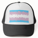 Transgender Pride Flag (Fuzzy) hats