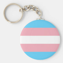 Transgender Pride Flag Keychains