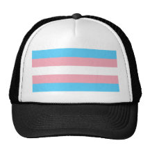 Transgender Pride Flag Trucker Hats