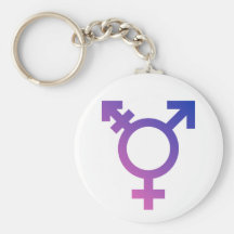 Transgender Symbol Logo Keychains