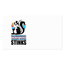 Transphobia Stinks Business Card Template