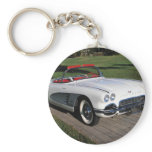 Transportation 077,classic cars,corvette,a classic keychains