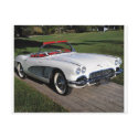 Transportation 077,classic cars,corvette,a classic postcards