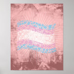 TRANSSEXUAL PRIDE DESIGN FLAG POSTERS