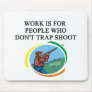 trap shooting design mouse mat