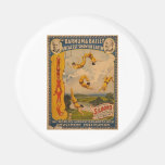 Trapeze artists Barnum & Bailey 1896 Fridge Magnet