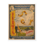 Trapeze artists Barnum & Bailey 1896 postcards